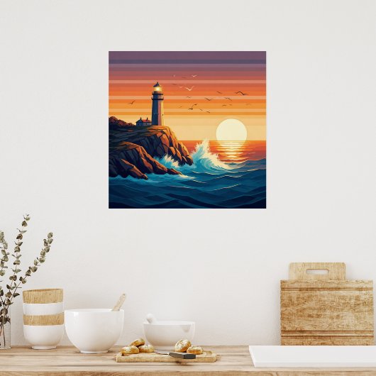 kustbaken poster (Keuken)