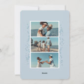 Kustband | Vakantieknopkaart Feestdagenkaart (Achterkant)