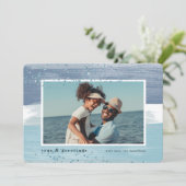 Kustband | Vakantieknopkaart Feestdagenkaart (Staand voorkant)