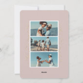 Kustband | Vakantieknopkaart Feestdagenkaart (Achterkant)