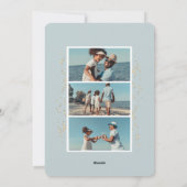 Kustband | Vakantieknopkaart Feestdagenkaart (Achterkant)