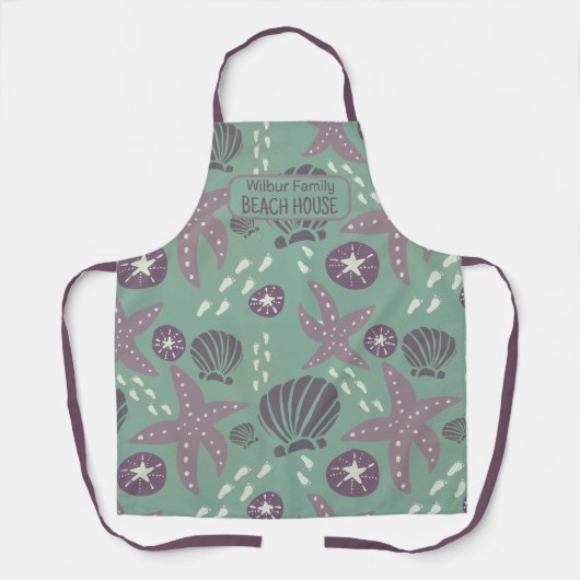 Kustbasis van aangepast winkelhuis schort (Voorkant)