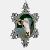 KUSTBEELDING TIN SNEEUWVLOK ORNAMENT (Links)