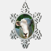 KUSTBEELDING TIN SNEEUWVLOK ORNAMENT (Rechts)