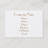 KUSTBEELDING VISITEKAARTJE (Achterkant)