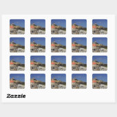 Kustbegraafplaats van Puerto Rico Vierkante Sticker (Vel)