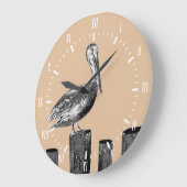 Kustbekkenboer met witte Romeinse cijfers Grote Klok (Hoek)