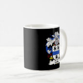 Kustbekleding van de gezinscrest van de wapenfamil koffiemok (Voorkant rechts)