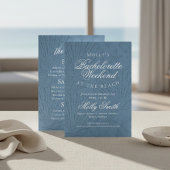 Kustblauw Bachelorette Reisplan Kaart