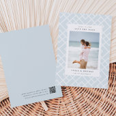 Kustblauw Bamboe Rooster Foto Save The Date