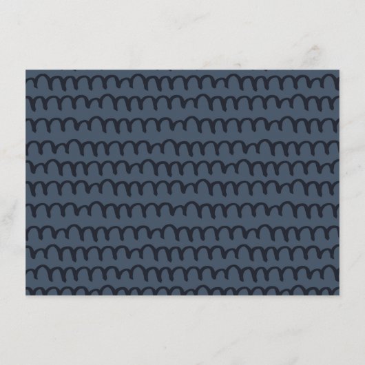 KUSTBLAUW BLAUW KLEINE MERMAID ADVICE-BABY SHOWER INFORMATIEKAARTJE (Achterkant)