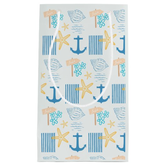 Kustblauw Klein Cadeauzakje (Voorkant)