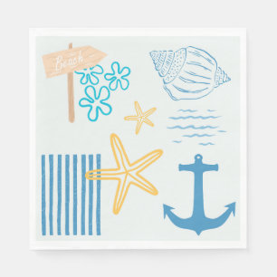 Kustblauw Servet