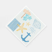 Kustblauw Servet (Hoek)