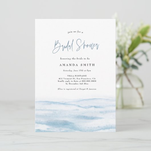 Kustblauw Vrijgezellenfeest voor de Oostzee Kaart (Staand voorkant)