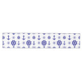 Kustblauw zalig kustpatroon medium tafelloper (Horizontaal)