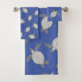 Kustblauw Zee Kuifje Bad Handdoek (Insitu)