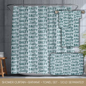Kustblauw Zout Leven | Grafisch Scheepsstrand Badmat
