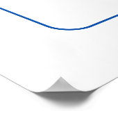 Kustblauwe en witte krab poster (Hoek)