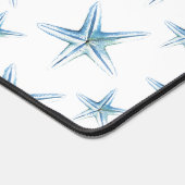 Kustblauwe en witte zeester Leuk Bureaumat (Hoek)