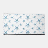 Kustblauwe en witte zeester Leuk Bureaumat (Voorkant)