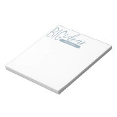 Kustblauwe ideeën notitieblok (Linkerzijde)