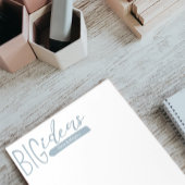 Kustblauwe ideeën notitieblok