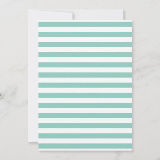 KUSTBLAUWE ROL HET IS EEN INVITATIE VAN HET BABY S KAART (Achterkant)