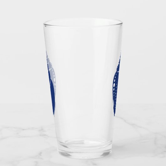 Kustblauwe spiraalzegel glas (Links)