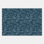 Kustblauwen Leuke oceaanvis Inpakpapier Vel (Voorkant)