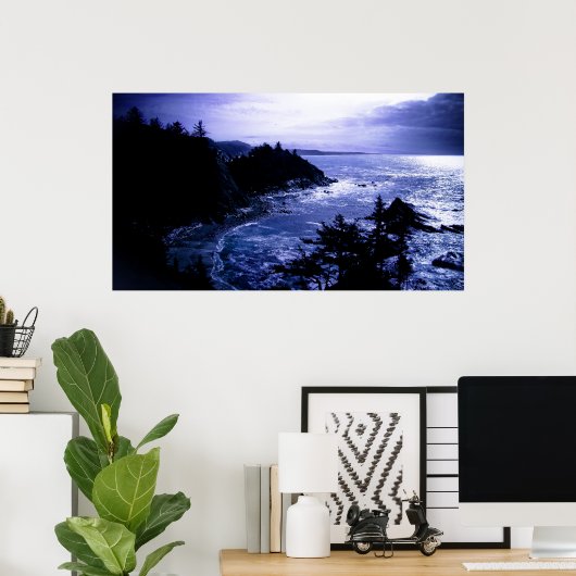 Kustblauwvis Poster (Thuiskantoor)