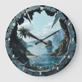 Kustblik" - Nautisch venster Grote Klok (Voorkant)