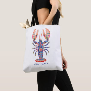 Kustbloem Kreeft Tote Bag