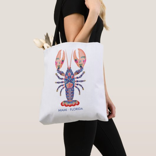 Kustbloem Kreeft Tote Bag (Dichtbij)