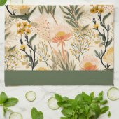 Kustbloemen Keukenhanddoek (Gevouwen)