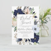 Kustbloemen Vrijgezellenfeest Kaart (Staand voorkant)