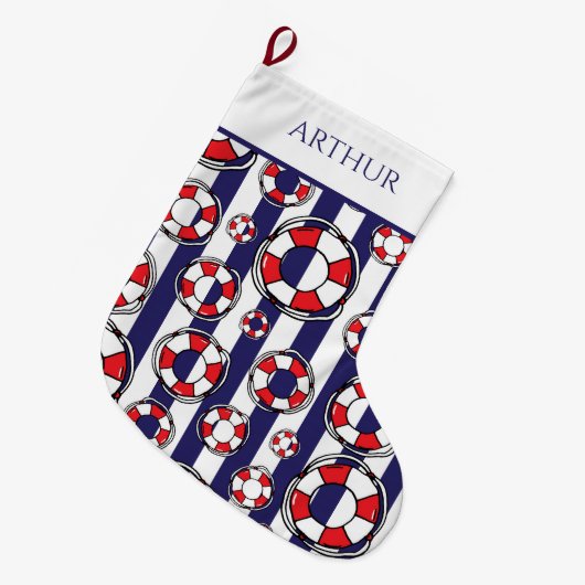 Kustboat Grote Kerstsok (Voorkant (Hangend))