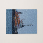 Kustboeg en sleepboten legpuzzel (Horizontaal)