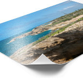 Kustboeien en stranden op Cueva del Indio Foto Afdruk (Hoek)