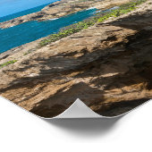 Kustboeien en stranden op Cueva del Indio Poster (Hoek)