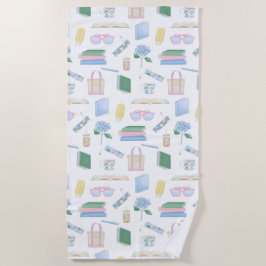 Kustboekenclub Summer Beach Reading Strandlaken