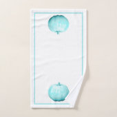 Kustboerenkool Stijlblauw pompoen Bad Handdoek (Handdoek)