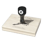 Kustboetiek Logo Schelp Illustratie Rubberstempel (Stempel)