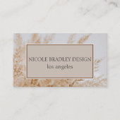 Kustboho chique interieur visitekaartje (Voorkant)