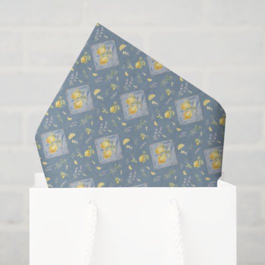 Kustboomgaard Amalfi Studio Riviera Chambray Tissuepapier (Cadeauzakje)