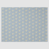 Kustboomgaard Amalfi Studio Winderig Azuurblauw Tissuepapier (Voorkant)