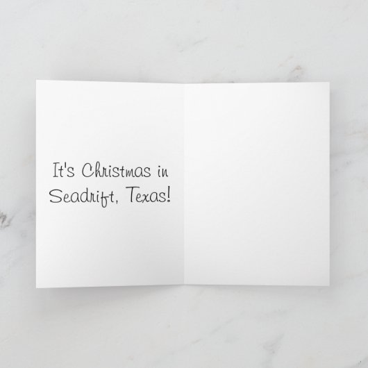 Kustboomkaart Feestdagen Kaart (Binnen)