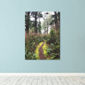 Kustbos, ontgoocheling Kaapverdië, WA Canvas Afdruk (Insitu (Houten vloer))