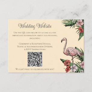 Kustboter Gele Flamingo Trouw QR kaart