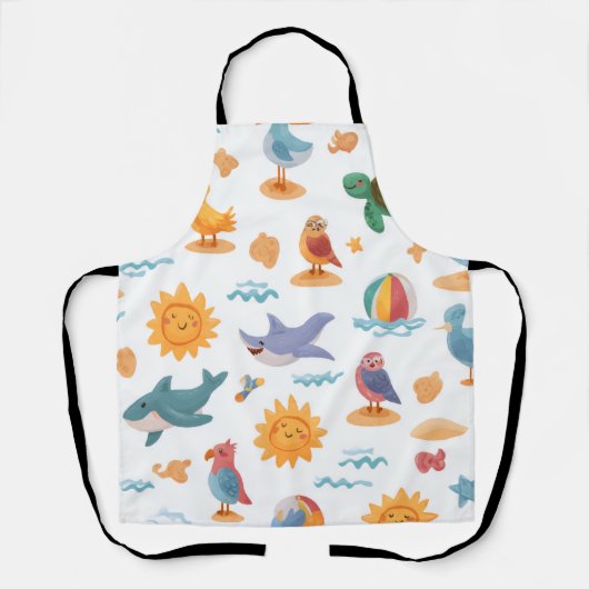 Kustbries All-Over Print Schort Cadeau (Voorkant)